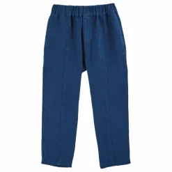 Pantalon Lin | Bleu marine