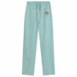 Pantalon Loose Vichy - Collection Femme | Bleu turquoise