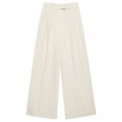 Pantalon Lou Rayé | Crème