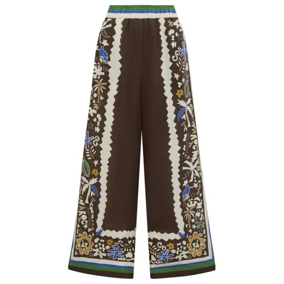 Pantalon Maroc Lin | Marron