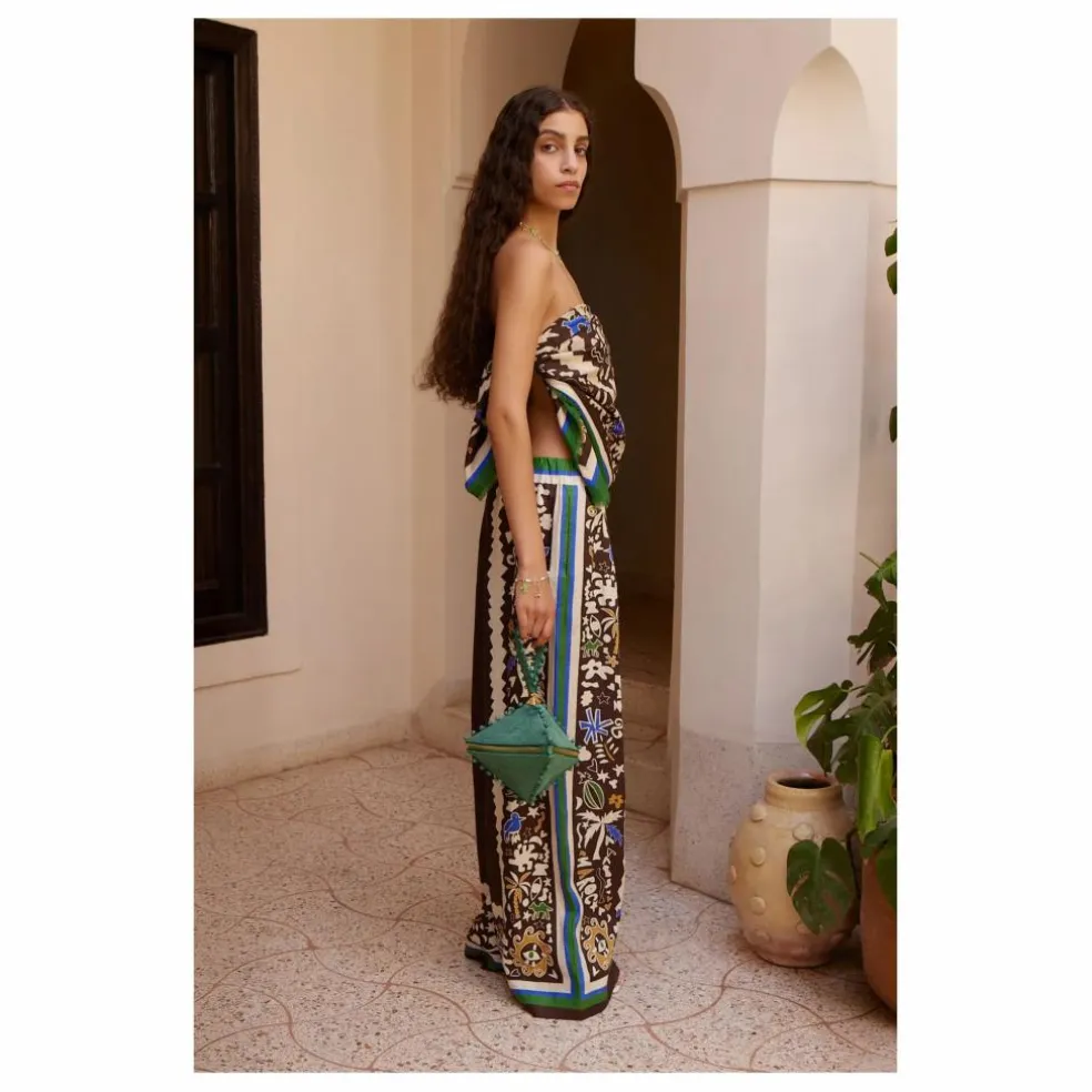 Pantalon Maroc Lin | Marron