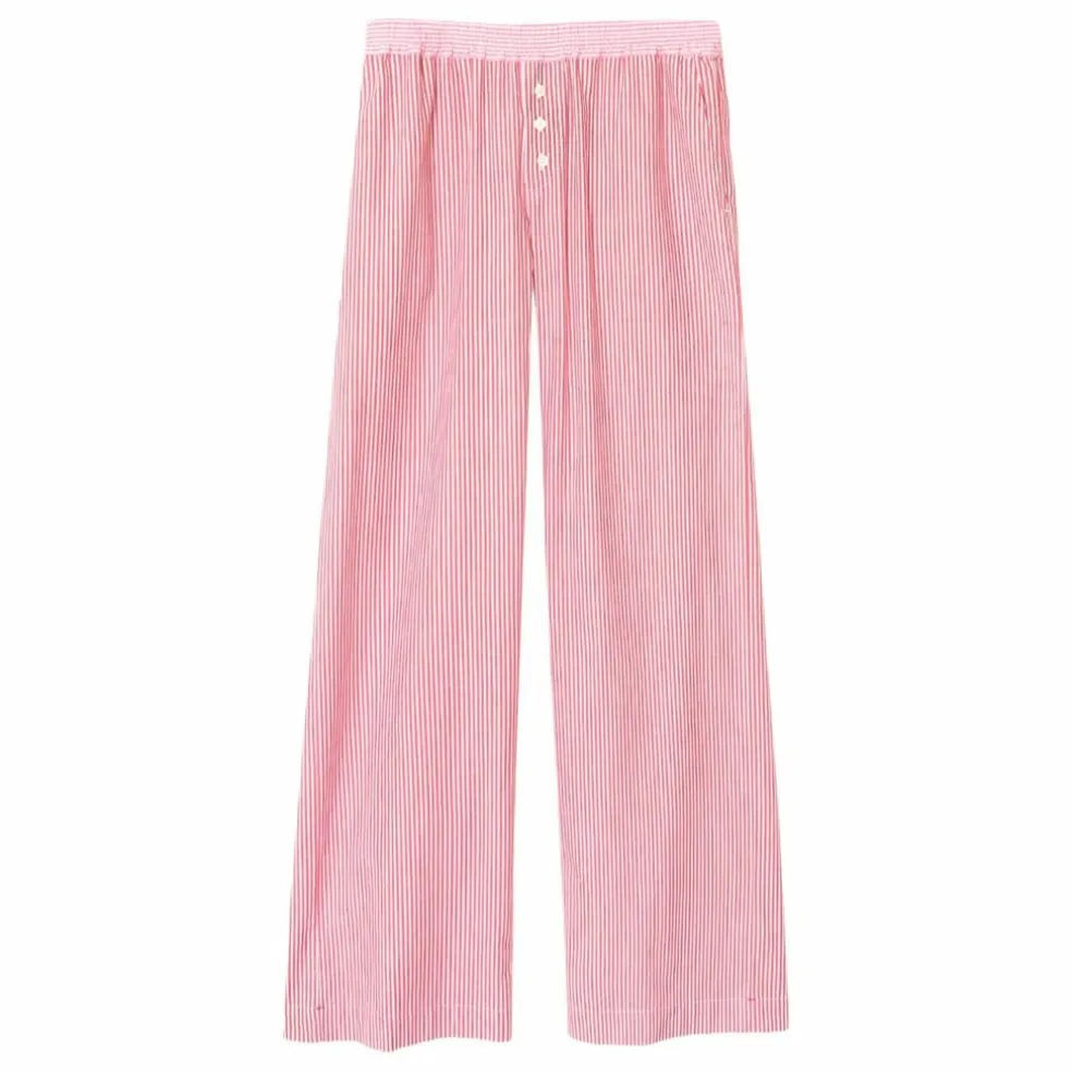 Pantalon Maxime Rayé x Léa Meylan | Rose