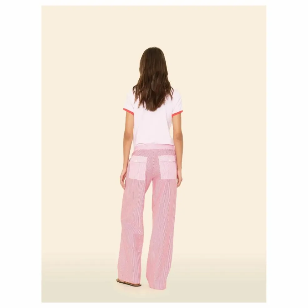 Pantalon Maxime Rayé x Léa Meylan | Rose