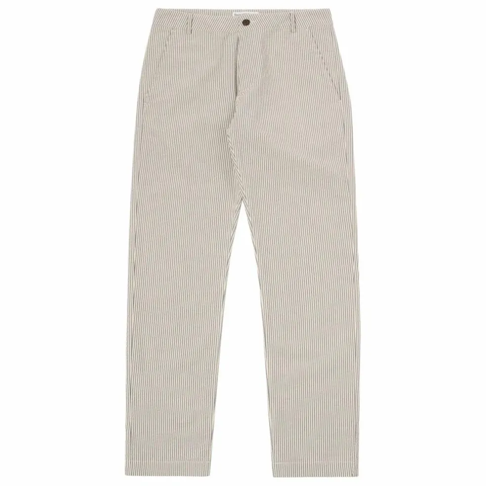 Pantalon Military Chino Rayures | Gris