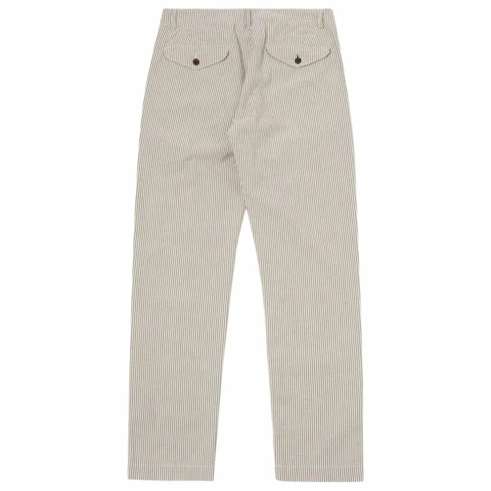 Pantalon Military Chino Rayures | Gris
