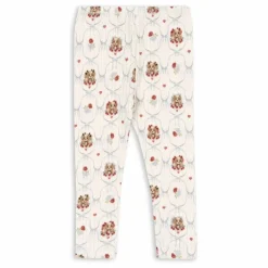 Pantalon Minnie Chiens Pointelle Coton Bio | Ecru