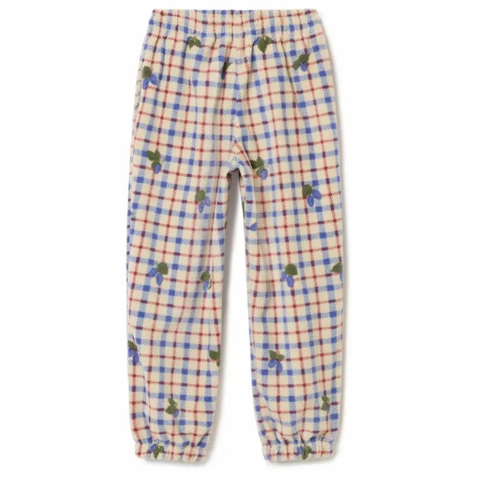 Pantalon Mulberry Carreaux Mini | Ecru