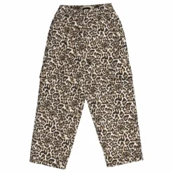 Pantalon Nelia Léopard Coton Bio | Beige