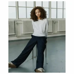 Pantalon Nolasy Rayé | Bleu marine