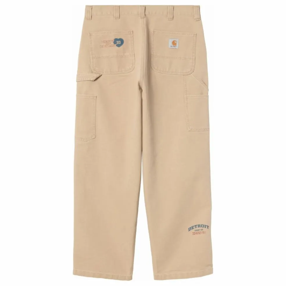 Pantalon OG Single Knee Graphic Dearborn Coton Bio | Beige