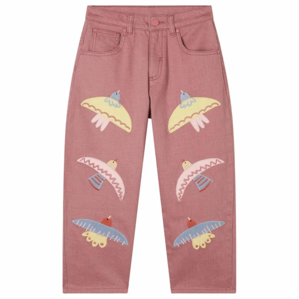 Pantalon Oiseaux | Vieux Rose