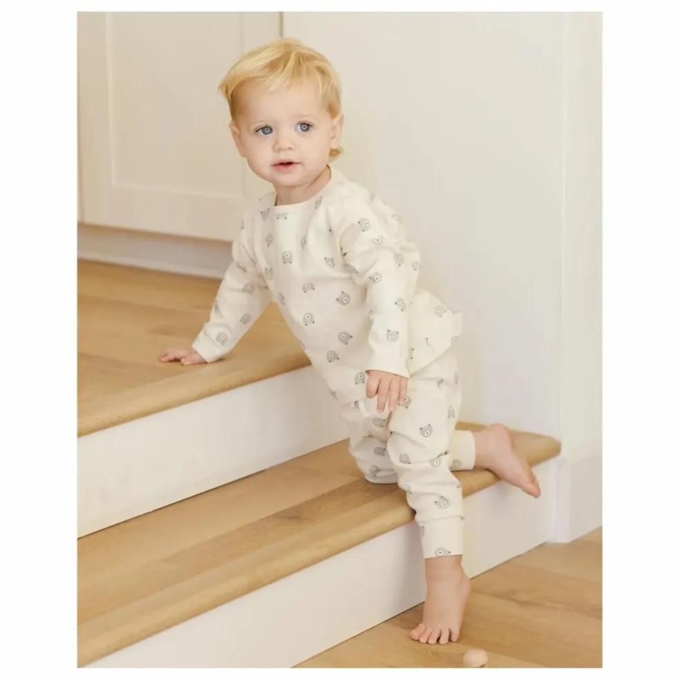 Pantalon Ours Coton Bio | Ecru