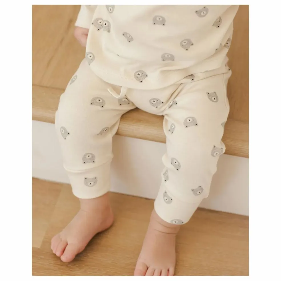 Pantalon Ours Coton Bio | Ecru