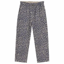 Pantalon Paola Léopard | Beige chiné