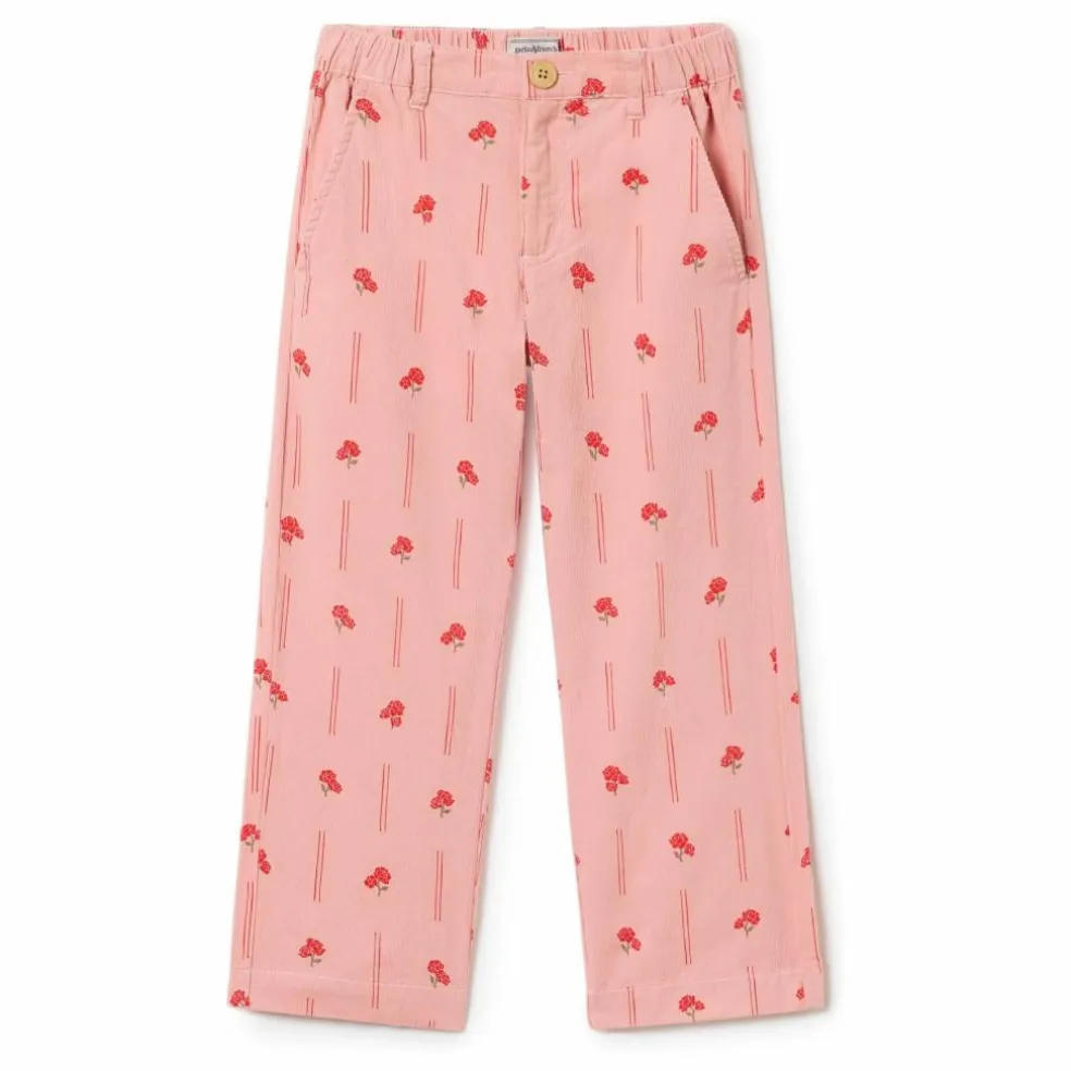 Pantalon Peony Velours Côtelé | Rose