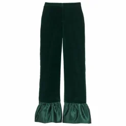 Pantalon Percy Velours Laine | Vert