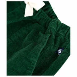 Pantalon Poches Velours Côtelé | Vert sapin