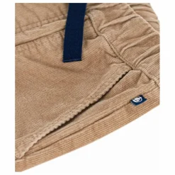 Pantalon Poches Velours Côtelé | Camel