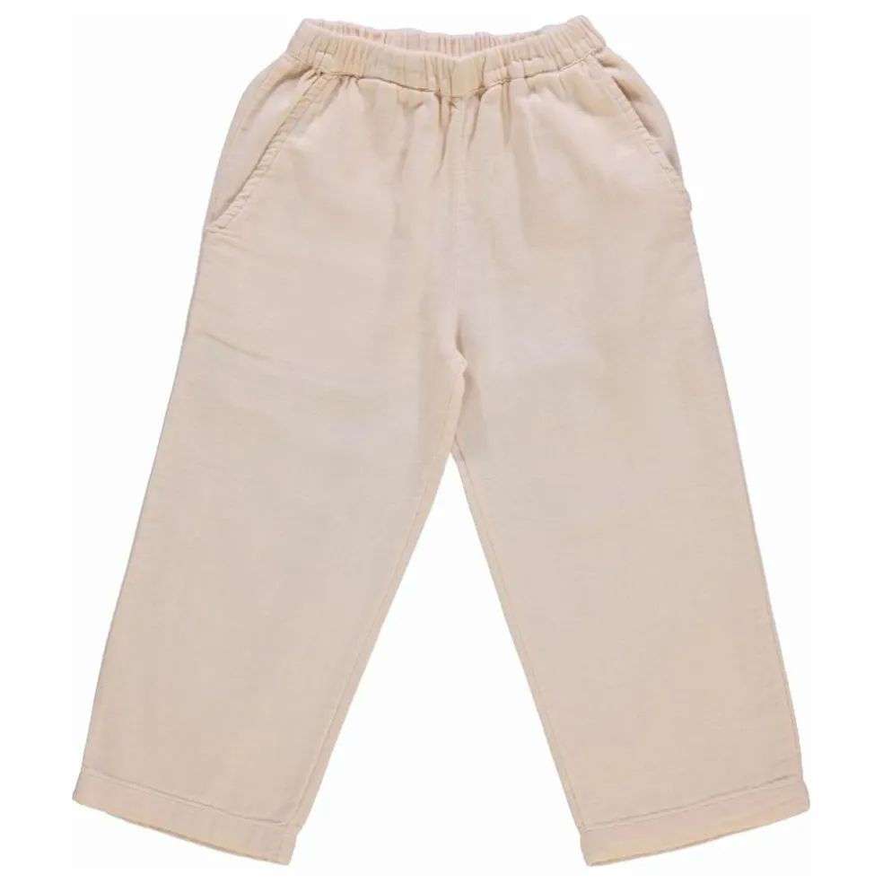 Pantalon Pomelos Double Gaze de Coton Bio | Rose poudré