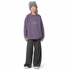 Pantalon Rayé | Gris chiné