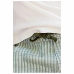 Pantalon Rayé | Vert céladon