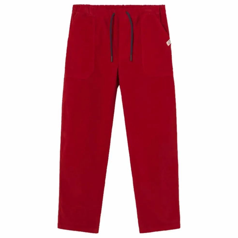 Pantalon Rick Velours Côtelé | Rouge