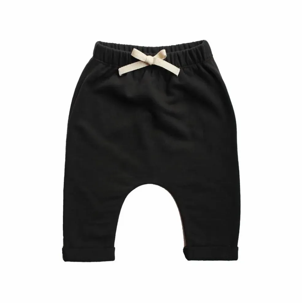 Pantalon Sarouel Coton Bio | Noir