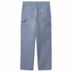 Pantalon Single Knee Coton Bio | Bleu gris