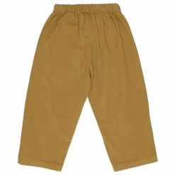 Pantalon Soft Velours Côtelé Coton Bio | Ocre