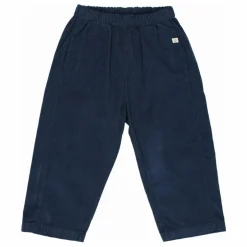 Pantalon Soft Velours Côtelé Coton Bio | Bleu marine
