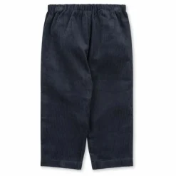 Pantalon Sully Velours Côtelé Coton Bio | Bleu nuit