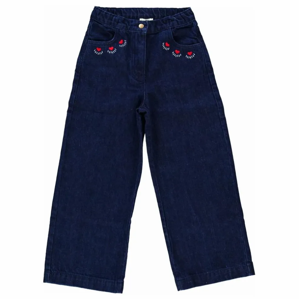 Pantalon Tessa Denim | Bleu marine