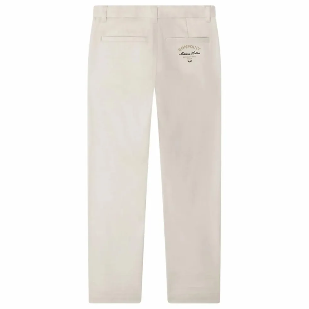 Pantalon Timoté Coton Bio | Ecru