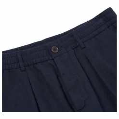 Pantalon Track Moleskine | Bleu marine
