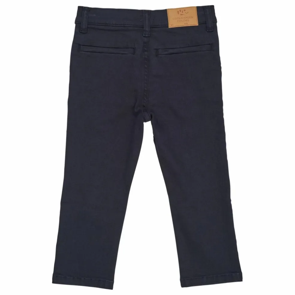 Pantalon Twill Coton Bio | Bleu marine