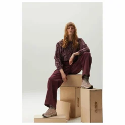 Pantalon Varsovie Velours Côtelé | Lie de vin