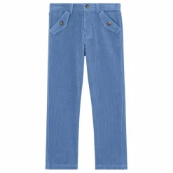 Pantalon Velours Côtelé | Bleu gris