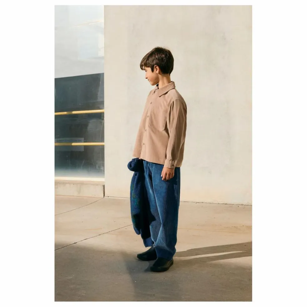 Pantalon Velours Côtelé | Bleu