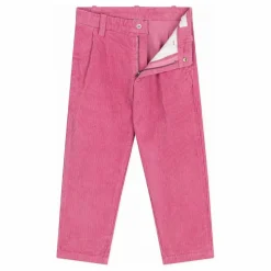 Pantalon Velours Côtelé Coton Bio | Rose bonbon