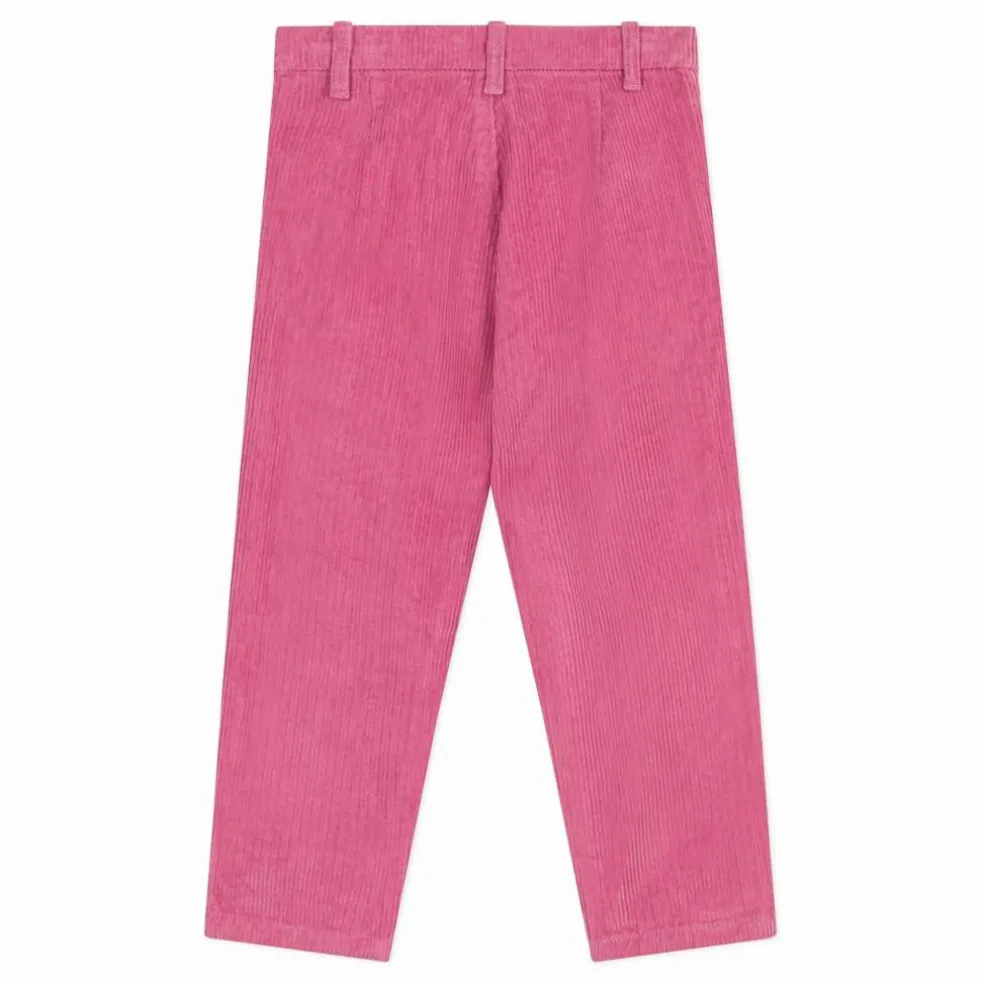 Pantalon Velours Côtelé Coton Bio | Rose bonbon