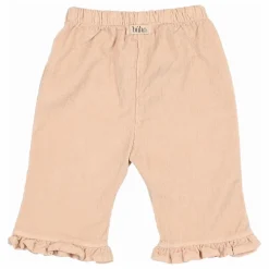 Pantalon Velours Côtelé Coton Bio | Rose