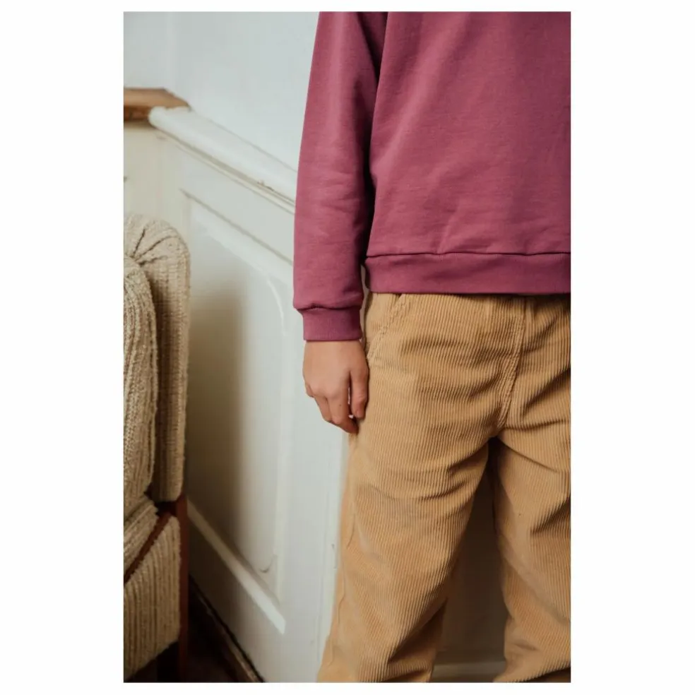 Pantalon Velours Côtelé Coton Bio | Camel