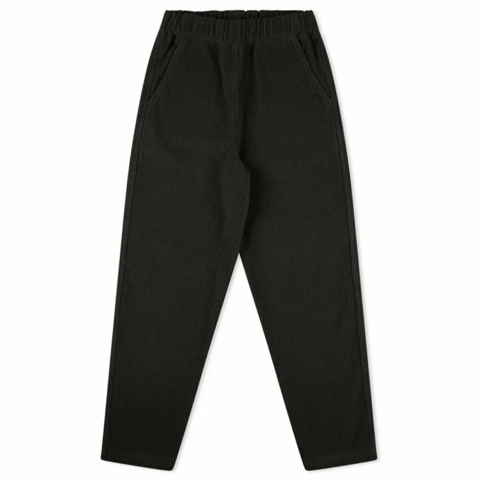 Pantalon Velours Côtelé Coton Bio | Noir