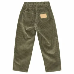 Pantalon Velours Côtelé Dorethy Coton Bio | Vert kaki