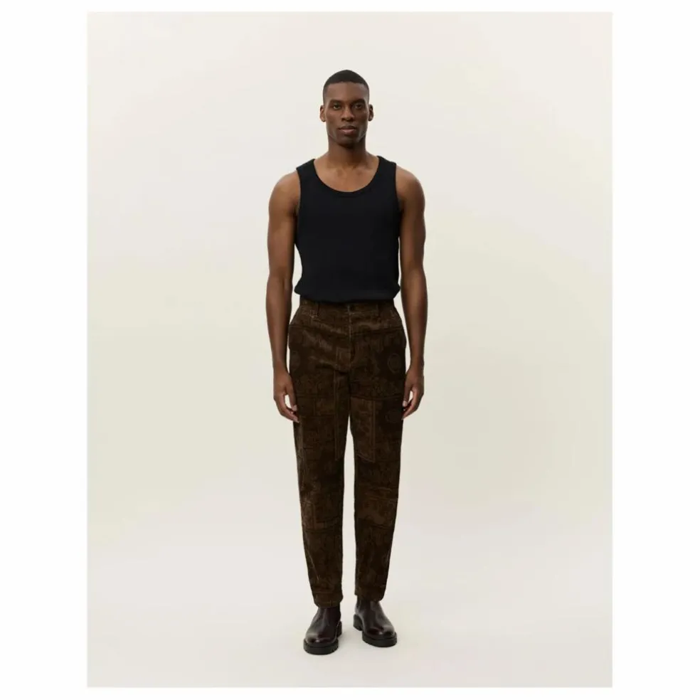 Pantalon Velours Côtelé Kody | Marron