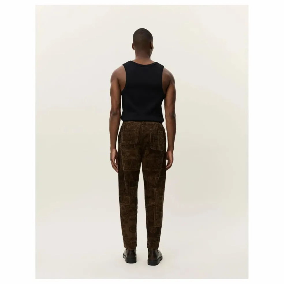 Pantalon Velours Côtelé Kody | Marron