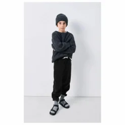 Pantalon Velours Côtelé Padow Coton Bio | Noir