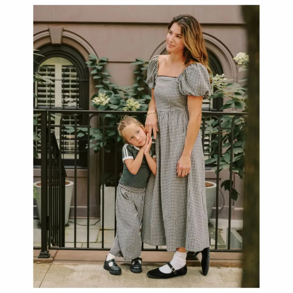 Pantalon Vichy | Noir