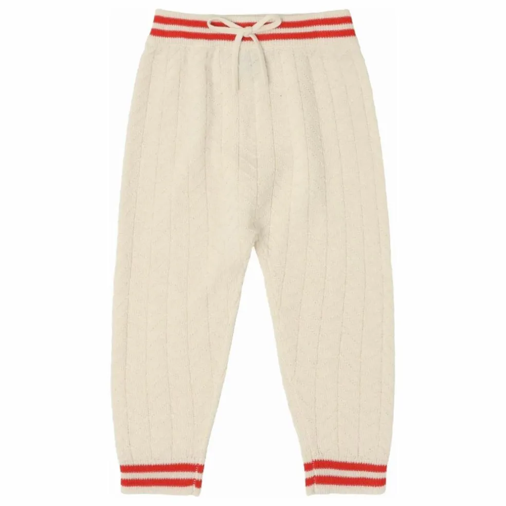 Pantalon Zigzag Laine de Mérinos | Ecru