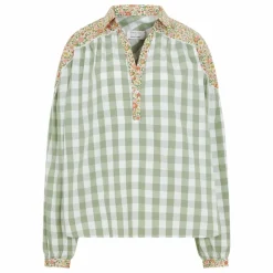 Paolina x Smallable - Blouse Lisa | Vert kaki